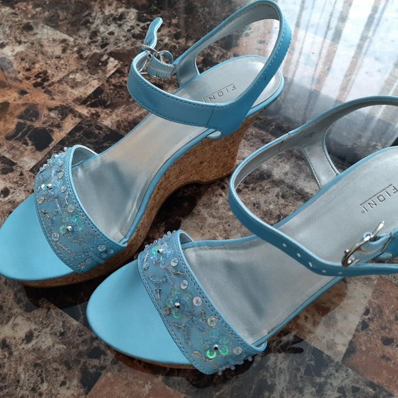 FIONI Blue Shoes - Picture 2 of 3